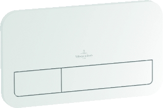 ViConnect E200 bedieningspaneel 253x145x10mm wit V&B